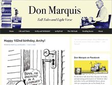 Tablet Screenshot of donmarquis.com